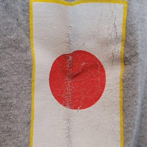 Vintage Stussy World Long Sleeves Size Large Flag Design Front and Back Gray - Picture 8 of 15